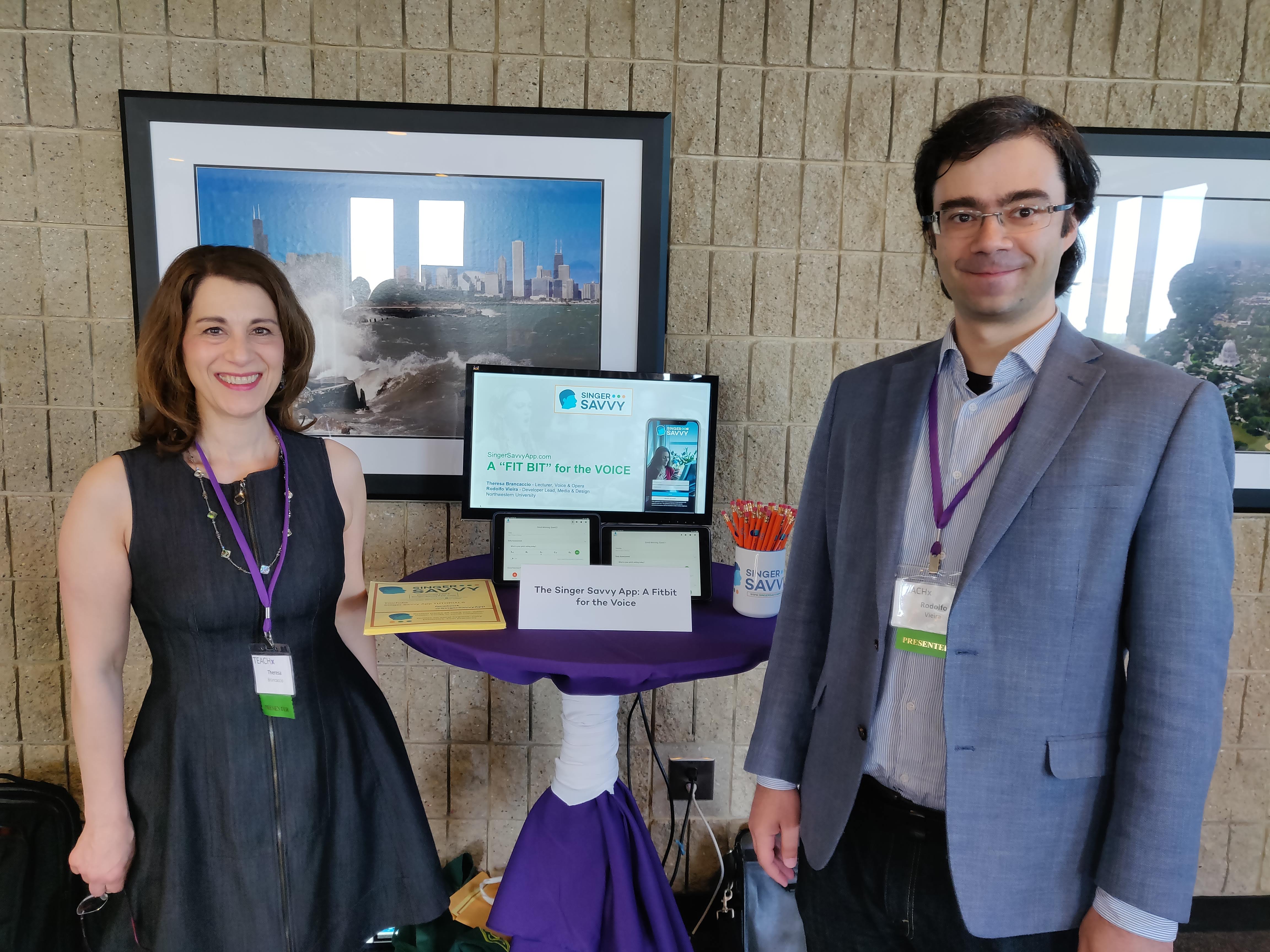 Terry Brancaccio and Rodolfo Vieira present SingerSavvy App poster